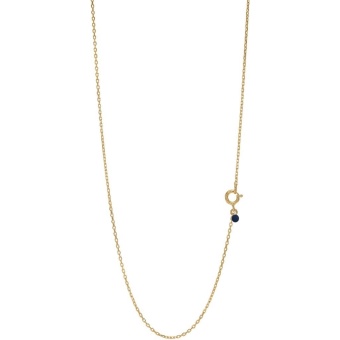 Enamel Necklace Letter 45 cm